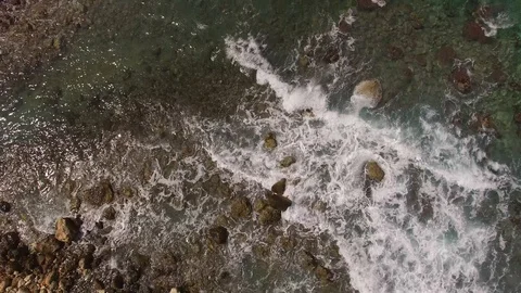 Ocean Ripples From Above Stock Footage 100162137