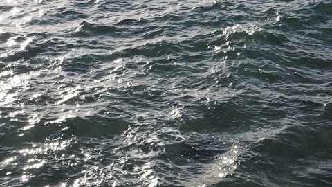 Ocean ripples at the shore Stock Footage 126302864