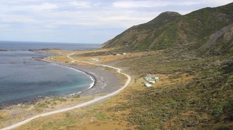 Ocean Road Stock Footage 47428838