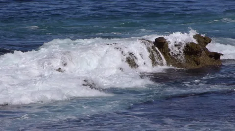 Ocean Rock  Stock Footage 1848683