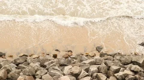 Ocean rock Stock Footage 22140572