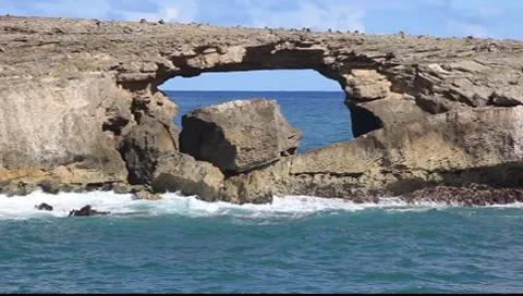 Ocean Rock Formations Video stock 8555537