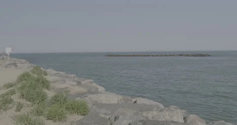 Ocean Rock View Video stock 168109612