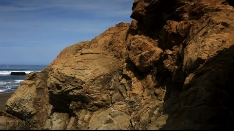 Ocean Rocks Big Sur Stock Footage 104602538