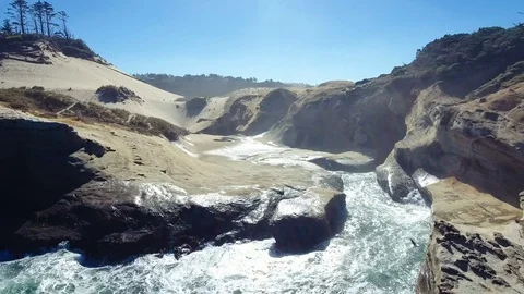 Ocean sand dune Stock Footage 81793442
