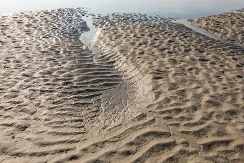 Ocean Sand Pattern Stock Photos