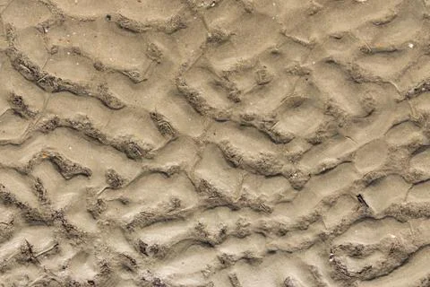 Ocean Sand Pattern 스톡 사진