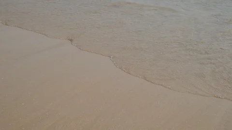 Ocean on sandy beach Stock Footage 106774831