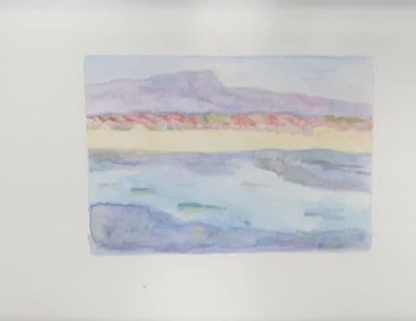 Ocean scene Stock Illustration