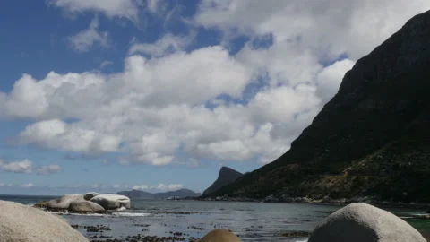 Ocean scene time lapse, Castle Rock, South Africa Stock-Footage 145750348
