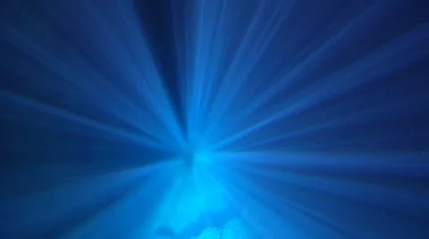 Ocean scenery looking down, sunrays streaming down, in bluewater, HD, UP15477 Stock Footage 62201841