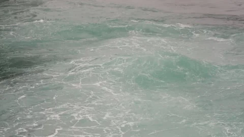 Ocean sea current waves Stock Footage 263017961