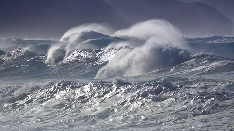 Ocean sea spray Stock Footage 84027308