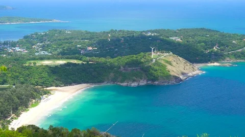 Ocean Sea View Point, Phuket, Thailand. Stock Footage 112634465
