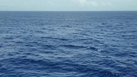 Ocean Serenity: Calm Blue Waves Stock Footage 298277972
