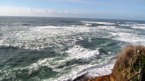 Ocean Serenity Unveiled Stock Footage 260367631