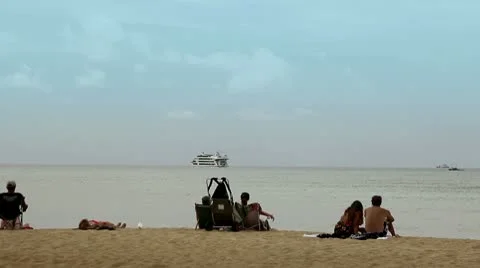 Ocean Ship Stock Footage 8996590