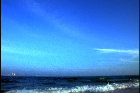 Ocean shore line Stock Footage