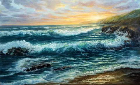 Ocean shore Stock Photos