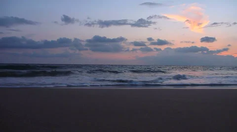 Ocean Shore Time Lapse Stock Footage 23855445