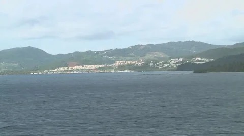 Ocean shot off moving ship Video stock 31386996