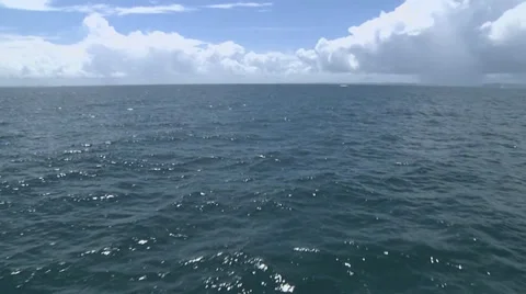 Ocean shot pan left to right Stock Footage 30782841