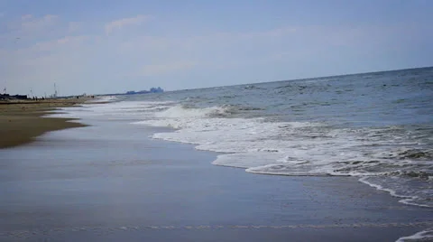 Ocean Side View Stock Footage 25425849