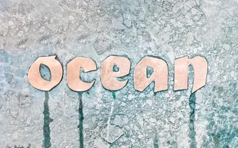 Ocean sign Stock Photos