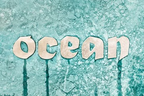 Ocean sign Stock Photos