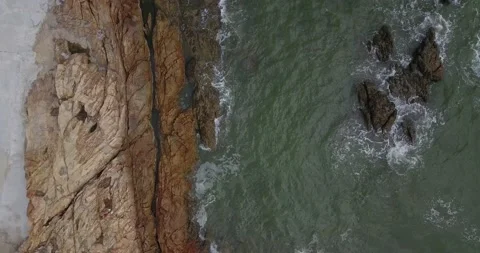 Ocean silver beach Video stock 166599437