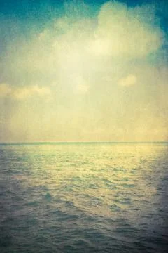 Ocean sky with texture Stock Photos