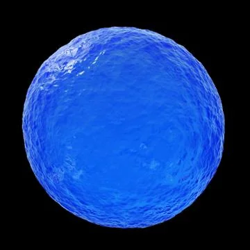 Ocean sphere - 3D illustration Stock Illustration