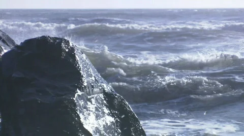 Ocean Splash HD Stock Footage 335283