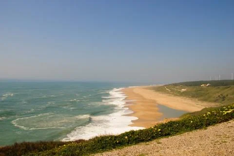 Ocean in spring Stock Photos