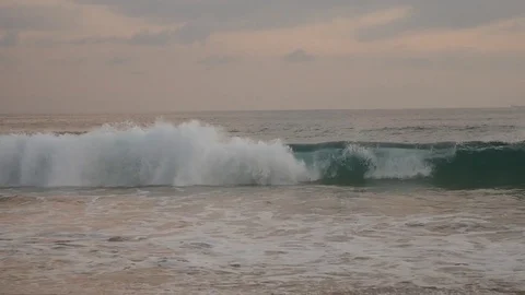Ocean Sri Lanka slowMo Stock Footage 73498136