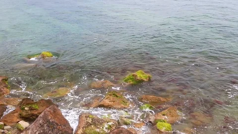 Ocean with stones Video stock 91724418