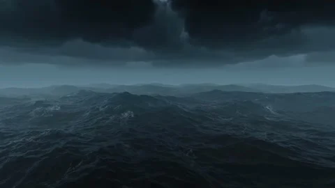 Ocean storm 4k Stock Footage 323461540