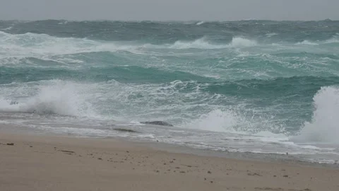 Ocean Storm Stock Footage 143197083