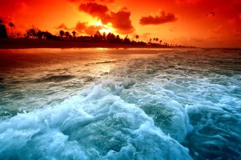 Ocean sunrice 写真素材