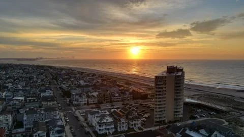 Ocean Sunrirse Stock Photos