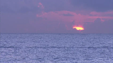 Ocean Sunrise 4 Stock Footage 32271674