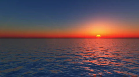 Ocean sunrise 動画素材 695974