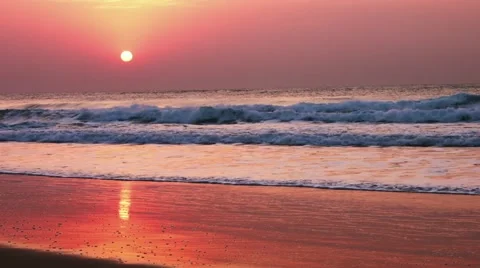 Ocean sunrise Vídeos de archivo 40656023