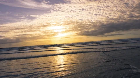 Ocean at Sunrise Stock Footage 58173458