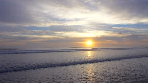 Ocean Sunrise Stock Footage 58634624