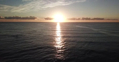 Ocean Sunrise Stock Footage 84948854