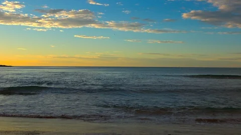Ocean sunrise Video stock 115239087