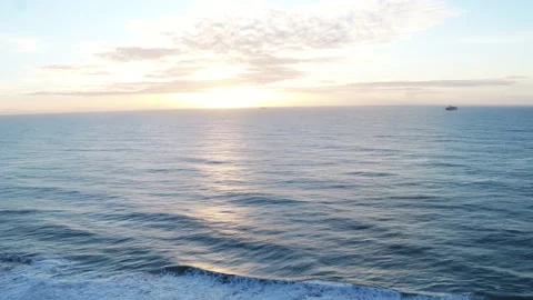 Ocean Sunrise Stock Footage 130852057