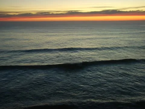 Ocean Sunset  01 Stock Footage 21243010
