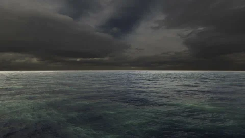 Ocean Sunset 04. Backgroud Loop Stock Footage 162914445